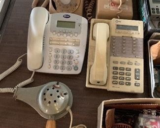 Vintage Telephones/Old Hair Dryer