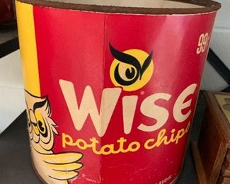 Old Wise Potato Chip Can