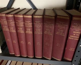 North Carolina Historical Commission Records of the Moravians (Volumes 1-8)