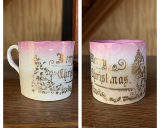 Early Child's Miniature Christmas Santa Mug (Germany)