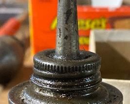 Small Old Royal Electric Cleaner Motor Oil Can