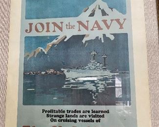 Vintage Navy recruitment poster