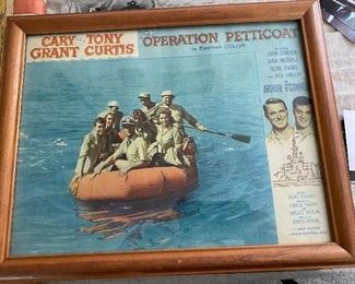 Vintage movie poster- Operation Petticoat