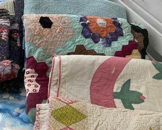New and old quilts