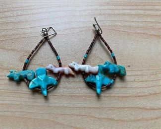 Native American Fetish earrings