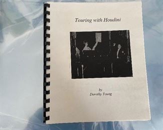 Signed copy of book from Houdini's assistant