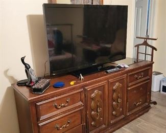 Large Dresser with Mirror and TV,