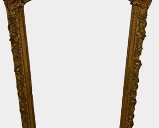 Antique Louis XVI Gilt Mirror W Satyr. 78"H x 45"W.