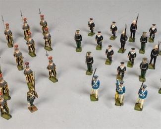 237	Britains LTD Lead Soldiers	44 Britains LTD toy soldiers.
