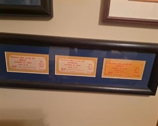 Original Woodstock Tickets