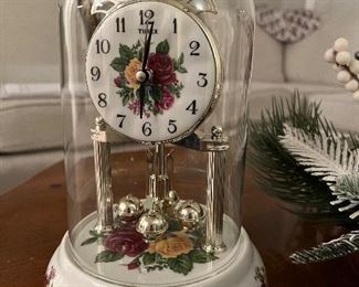 Timex floral dome clock 