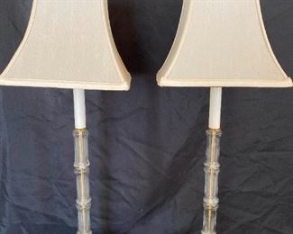 Pair of Tall Modern Lamps