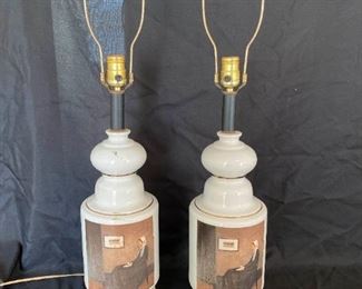 Whistlers Mother Pair of Lamps