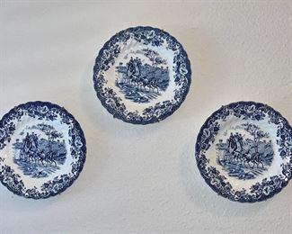 Blue and White Plates
