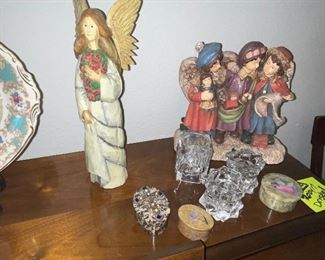 Variety of Angels and Trinket Boxes