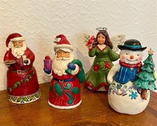 Jim Shore Snowman, Santas, Angel