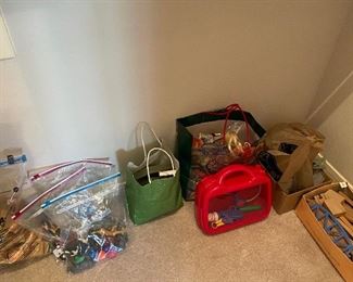 Wooden Train, Wooden Blocks, Cars