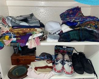 Silk Scarves and Other Scarfs, Keda, Sperry Shoes