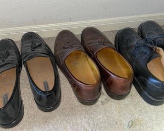 Mens Name Brand Leather Dress Shoes