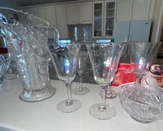 Press-glass, Polish Glass,  Cut Glass Crystal