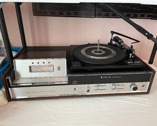 Zenith eight track player, tuner and turntable
