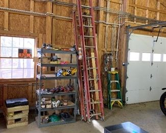 Assortment of extension ladders that reach the stars! And maybe beyond!