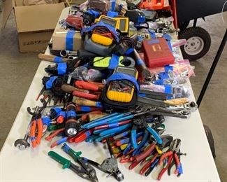Just a portion of the tools…mechanical, electrical, welding, hand, power tools and so much more!