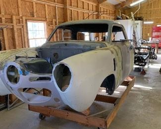 Studebaker body waiting to be restored.