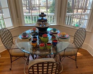 Whimsical table for dinner, tea party, or chocolate party! Or all 3!