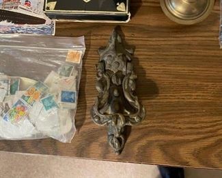 cast iron antique door knocker