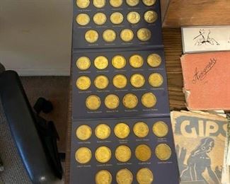 President commemorative coin set. 