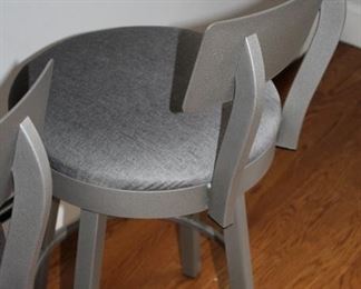 3 KITCHEN COUNTER CHAIRS
