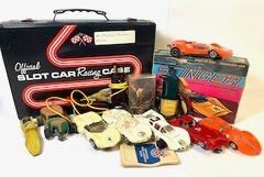 Vintage Slot Car Racing Toy Lot