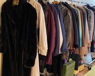 Beautiful coats! Pendleton, Talbots, Hickman, Faux furs, Leather, Suede, etc. - EXCELLENT CONDITION!! Size Medium 10-12