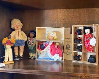 Vintage dolls, Skookum, Nancy Ann Story Book, etc