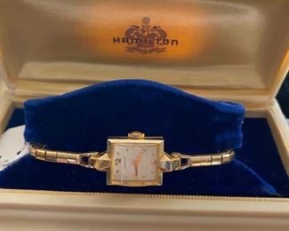Vintage 14k Hamilton watch