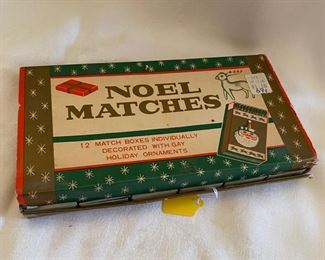 Vintage Christmas matches