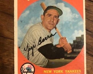 Yogi Berra Baseball Card