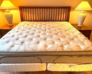 King size Select Comfort massage bed