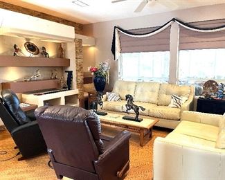 Ashley sofas and Lazyboy recliners