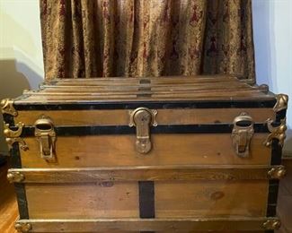 Vintage Wedding Trunk, Silk Lined