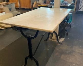 Made in Italy, Marble and Cast Iron Table