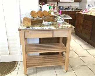 Kitchen stand with granite top.  Excellent condition 