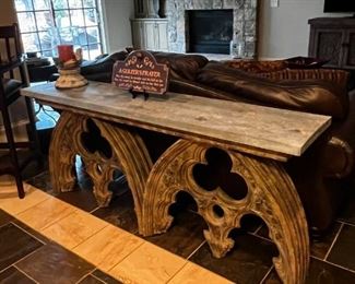 basement living cathedral table