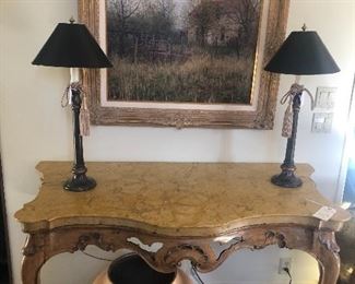 French style console table