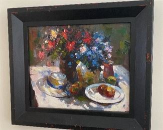 Small oil still life