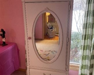Pottery Barn girls armoire