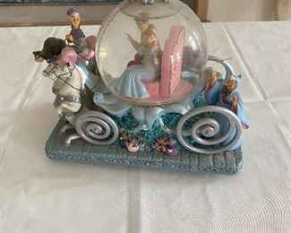 Vintage Cinderella Disney snow globe