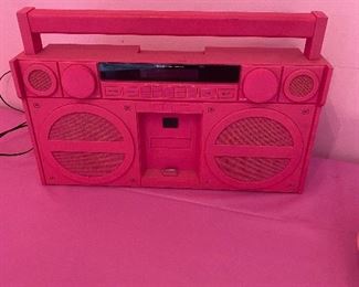 Vintage iHome pink boombox