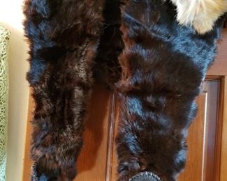 Fur Wrap with Tassles